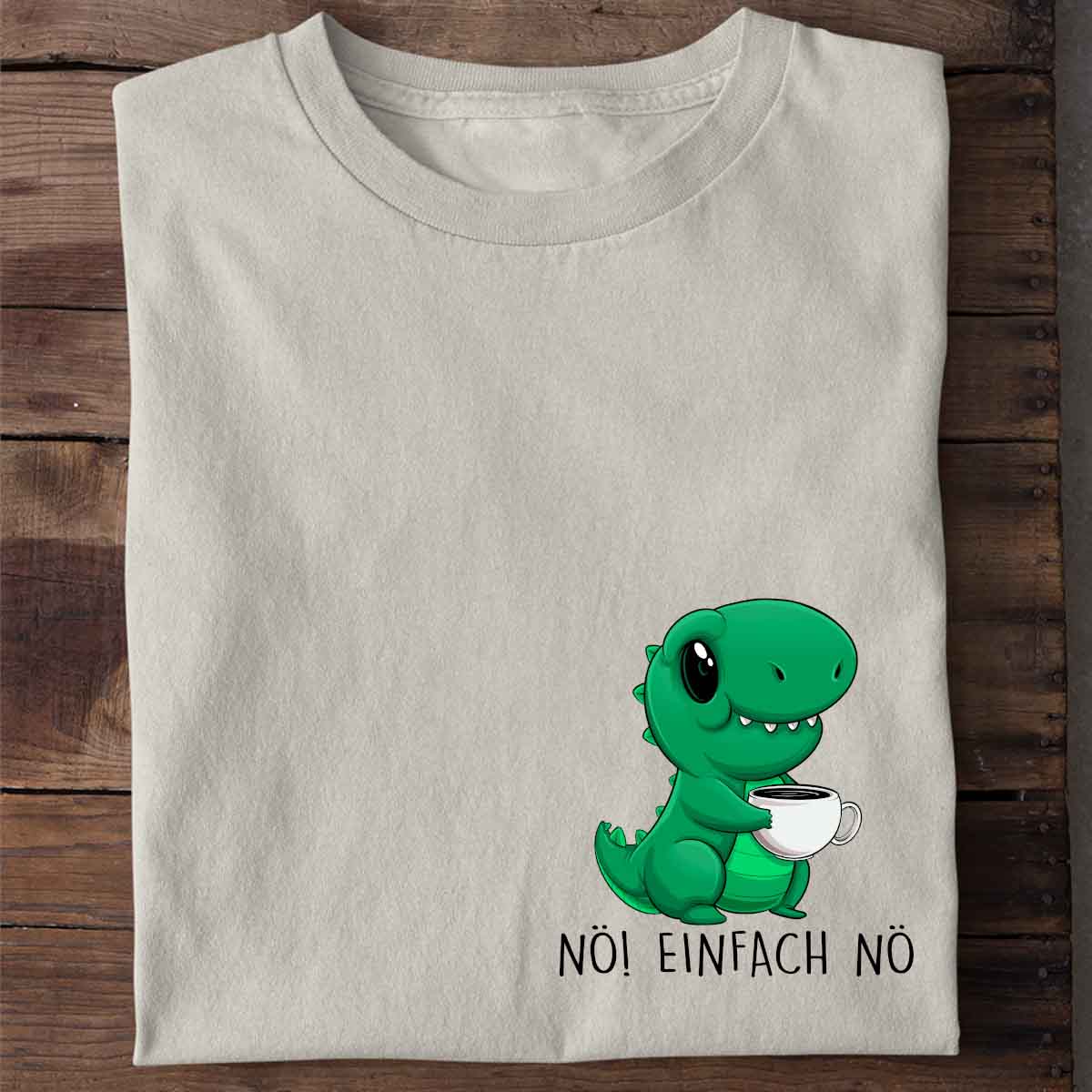 Nö! Cute Dino - Shirt Unisex Brust