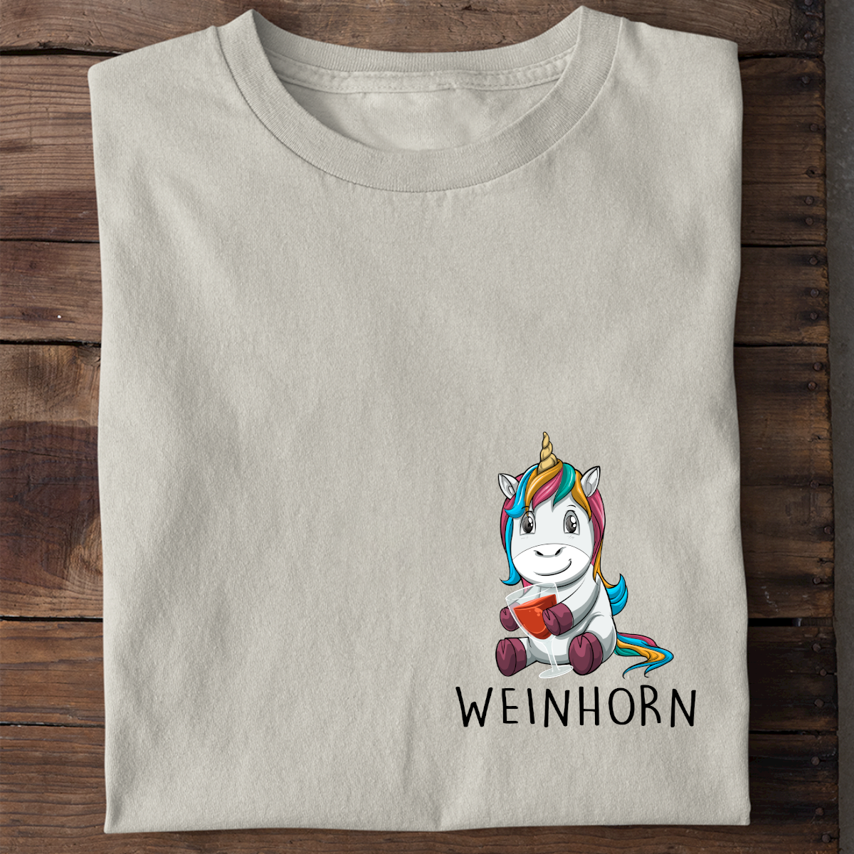 Weinhorn - Shirt Unisex Brust