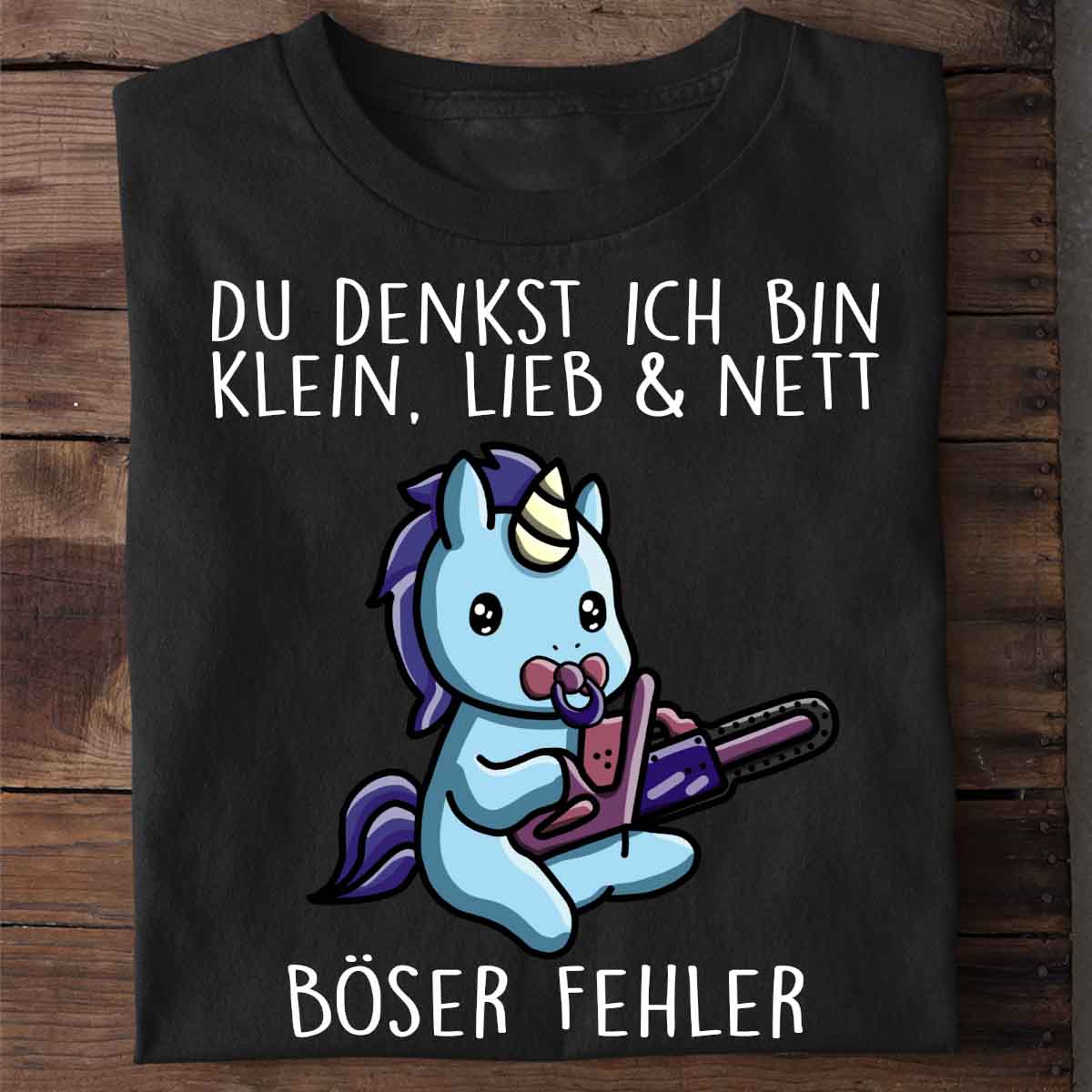 Böser Fehler Cute Einhorn - Shirt Unisex