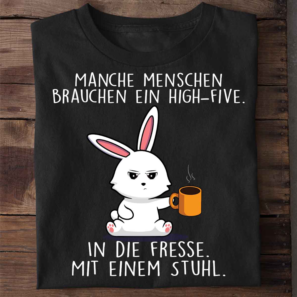 High-Five Bunny – Shirt Unisex