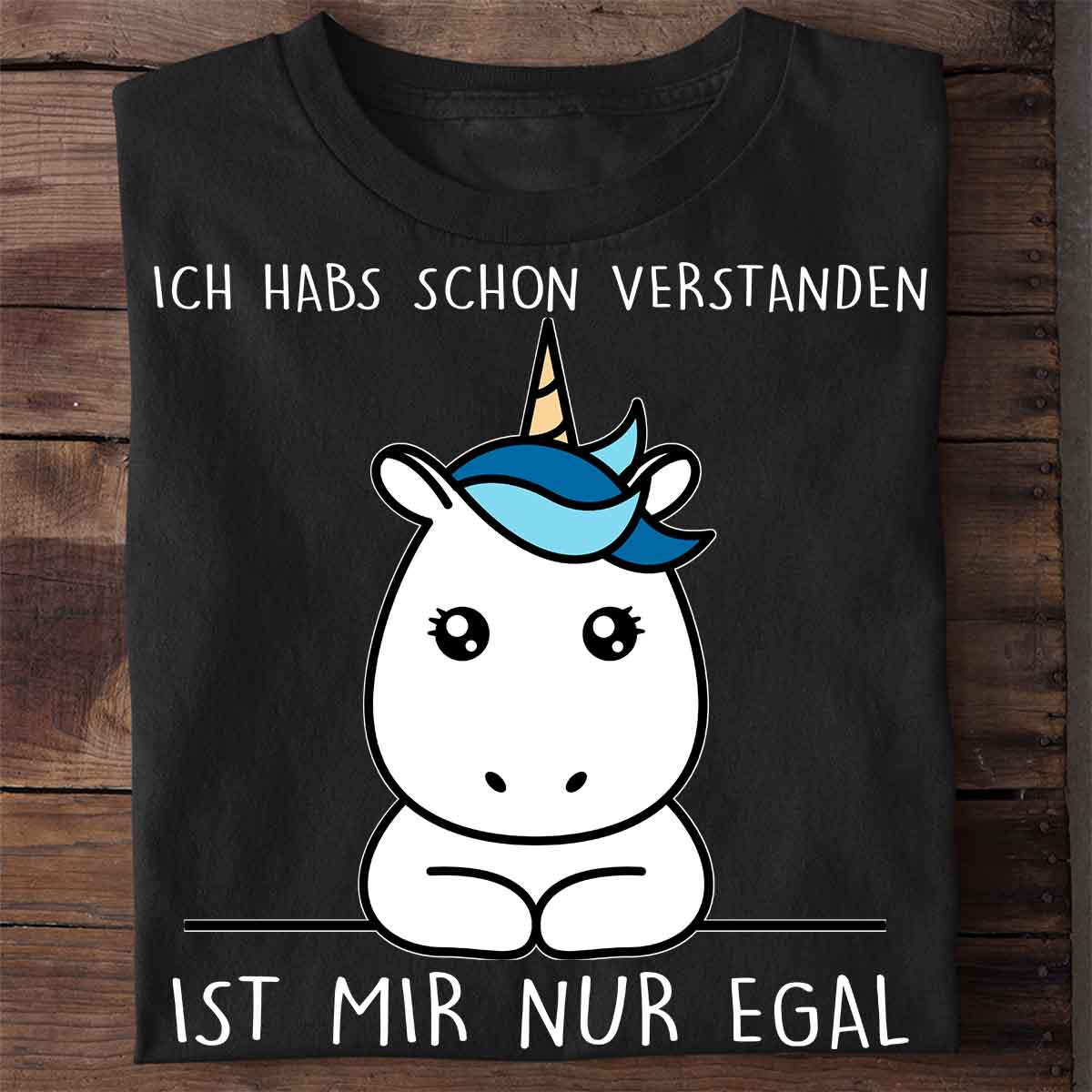 Verstanden Simple Einhorn - Shirt Unisex