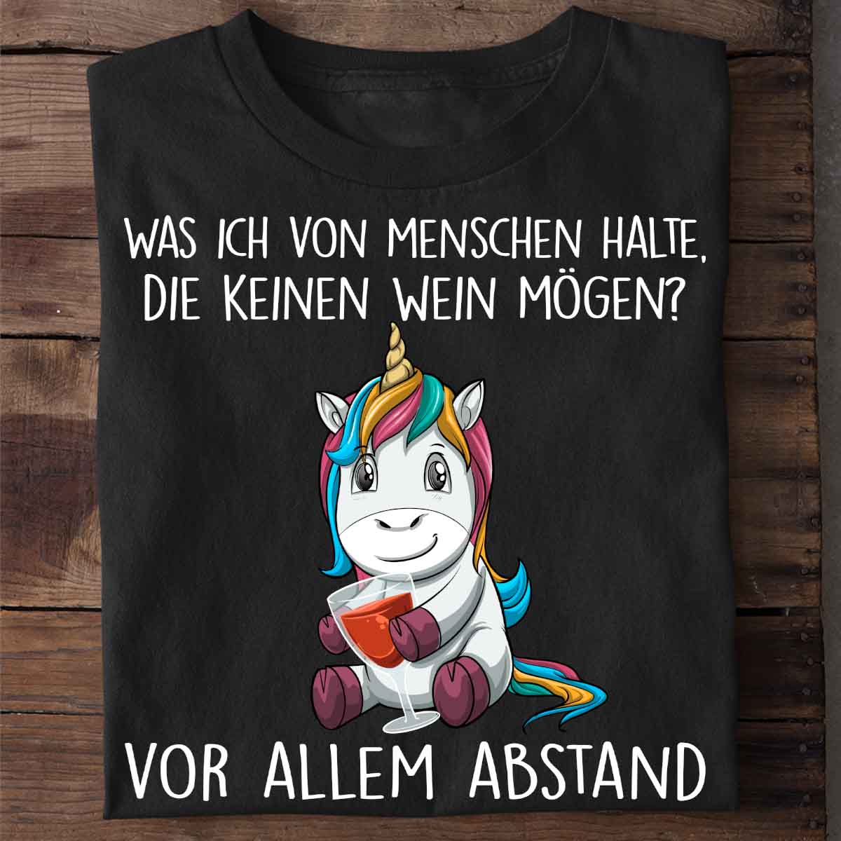 Abstand Weinhorn - Shirt Unisex