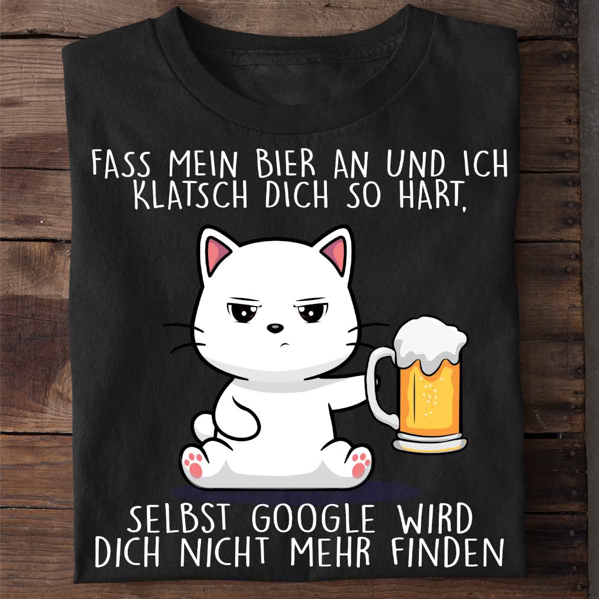 Biergoogle Cute Cat - Shirt Unisex