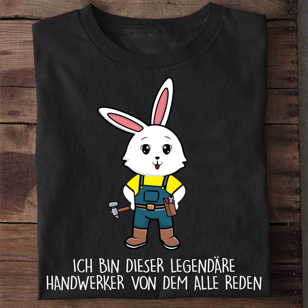 Handwerker Hase - Shirt Unisex