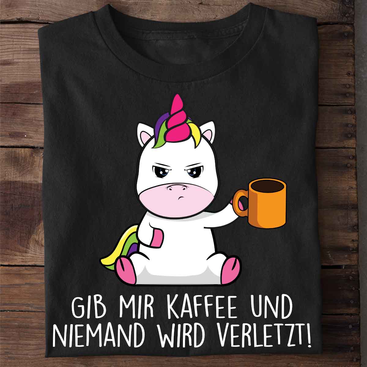 Verletzt Cute Einhorn - Shirt Unisex