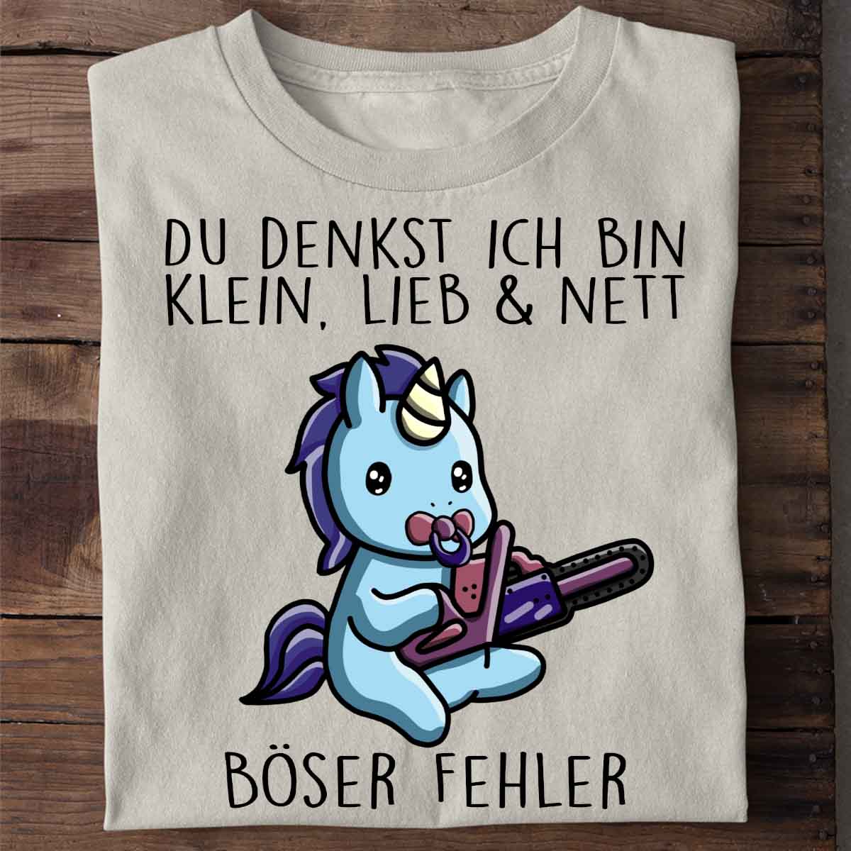 Böser Fehler Cute Einhorn - Shirt Unisex