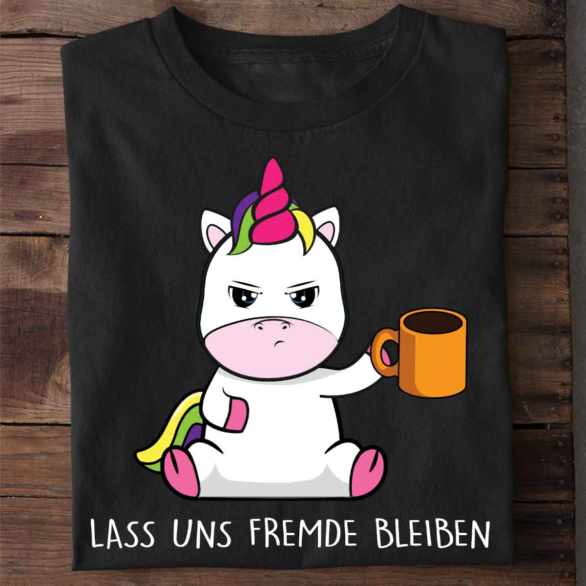 Fremde Cute Einhorn - Shirt Unisex