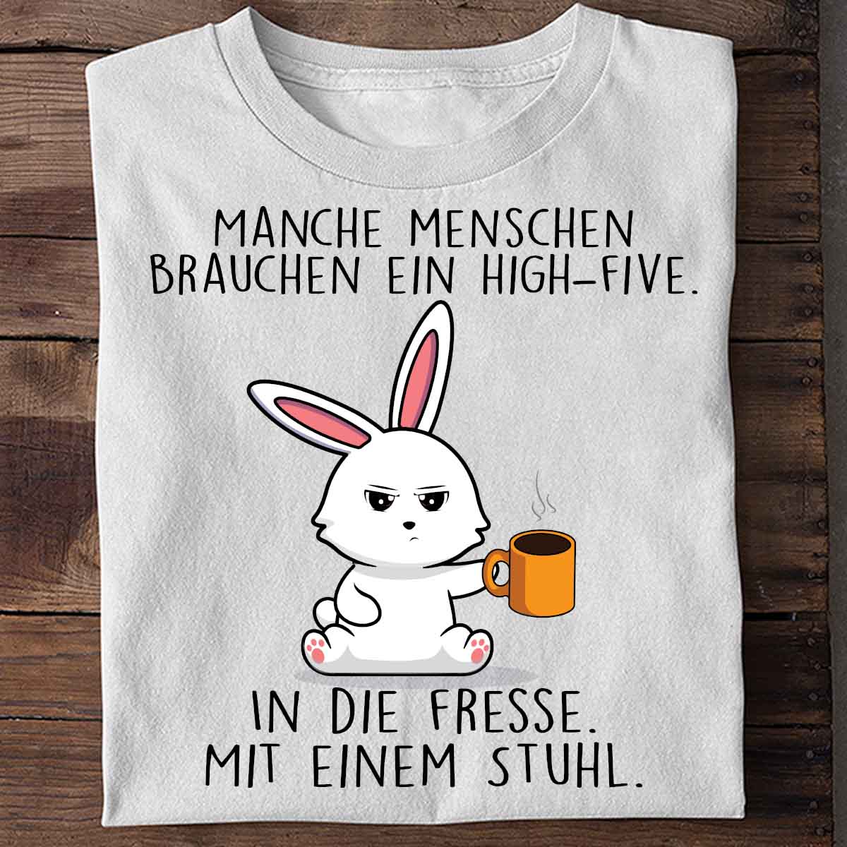 High-Five Bunny – Shirt Unisex