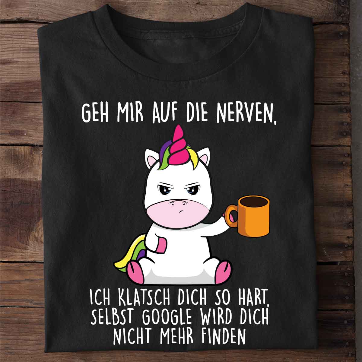 Nerven Cute Einhorn - Shirt Unisex