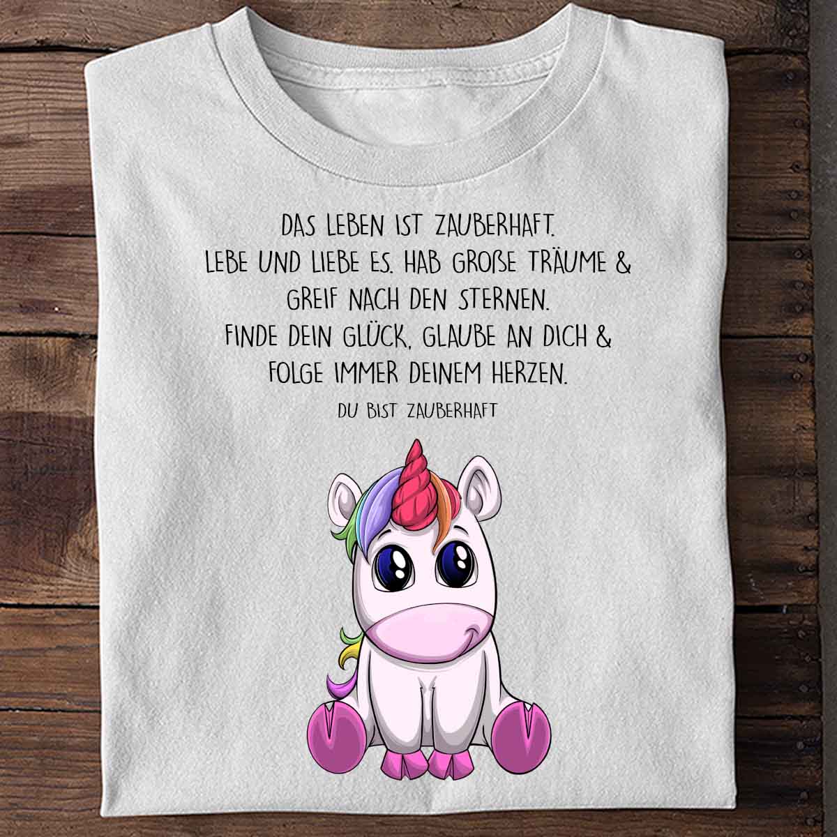 Zauberhaft Einhorn - Shirt Unisex