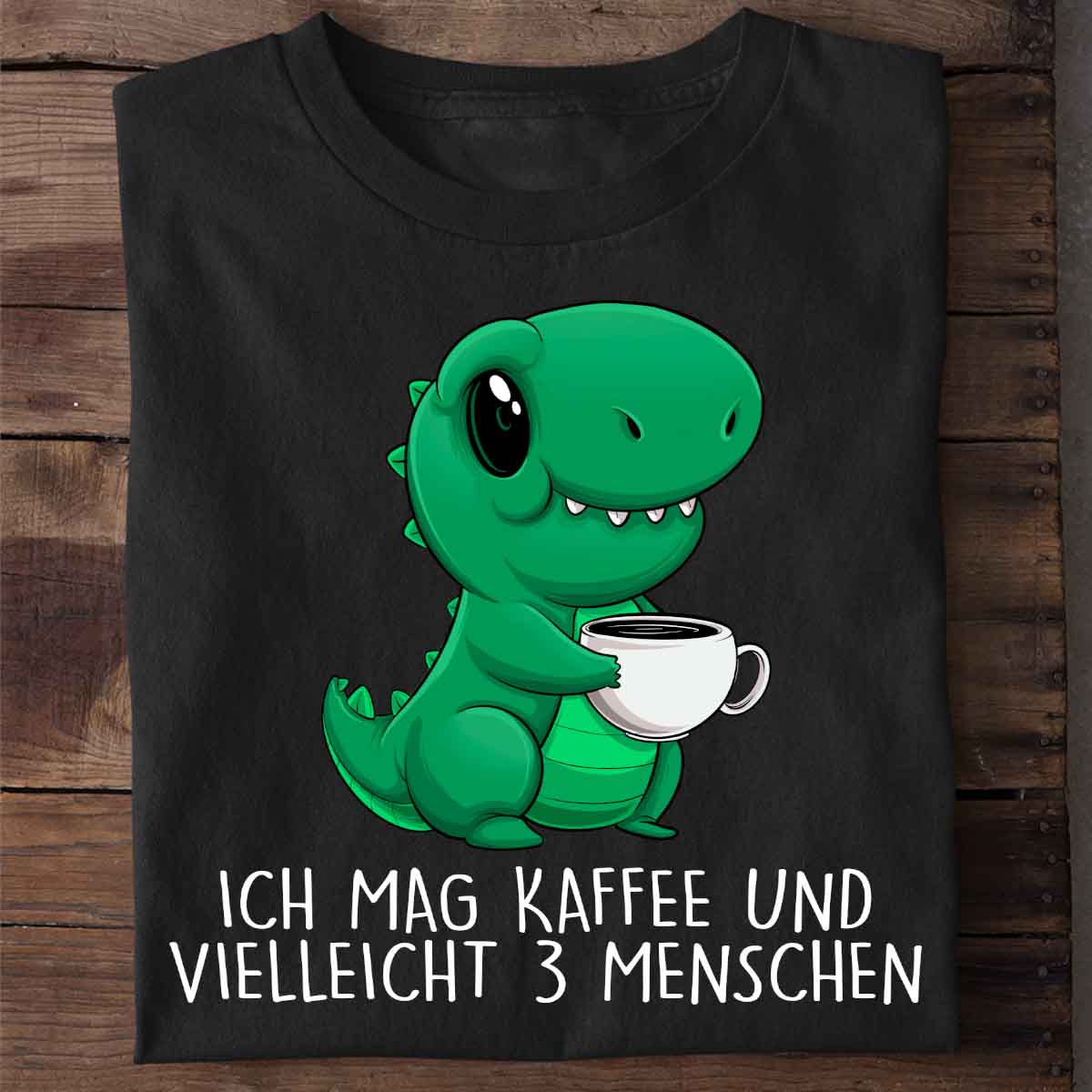 3 Menschen Cute Dino - Shirt Unisex