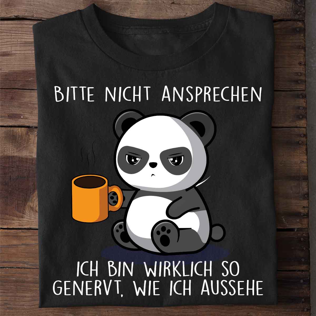 Genervt Cute Panda - Shirt Unisex