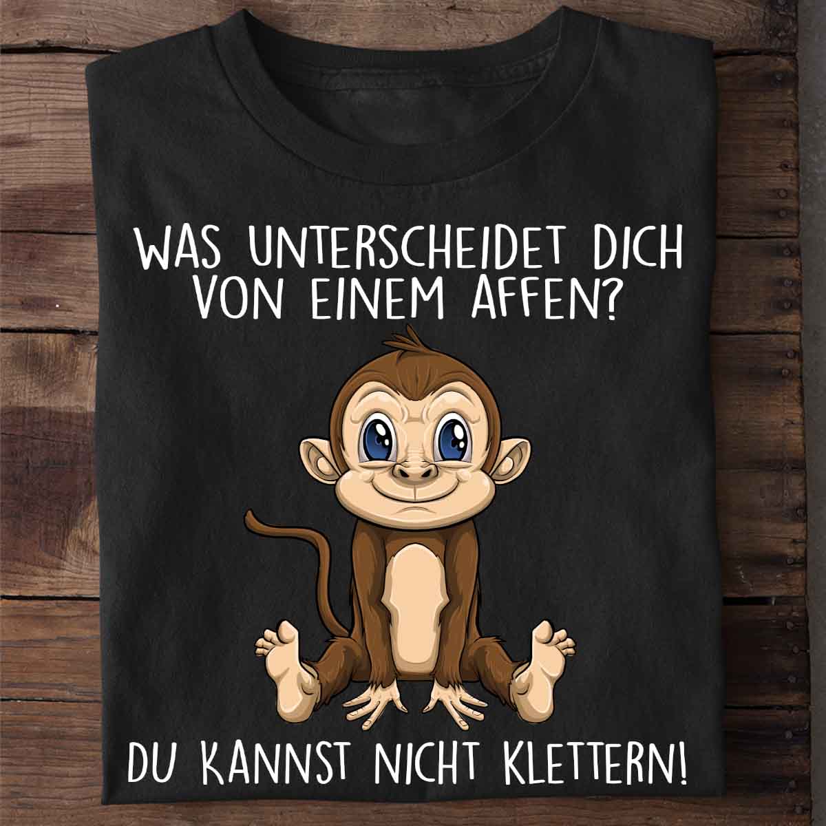 Klettern Affe - Shirt Unisex