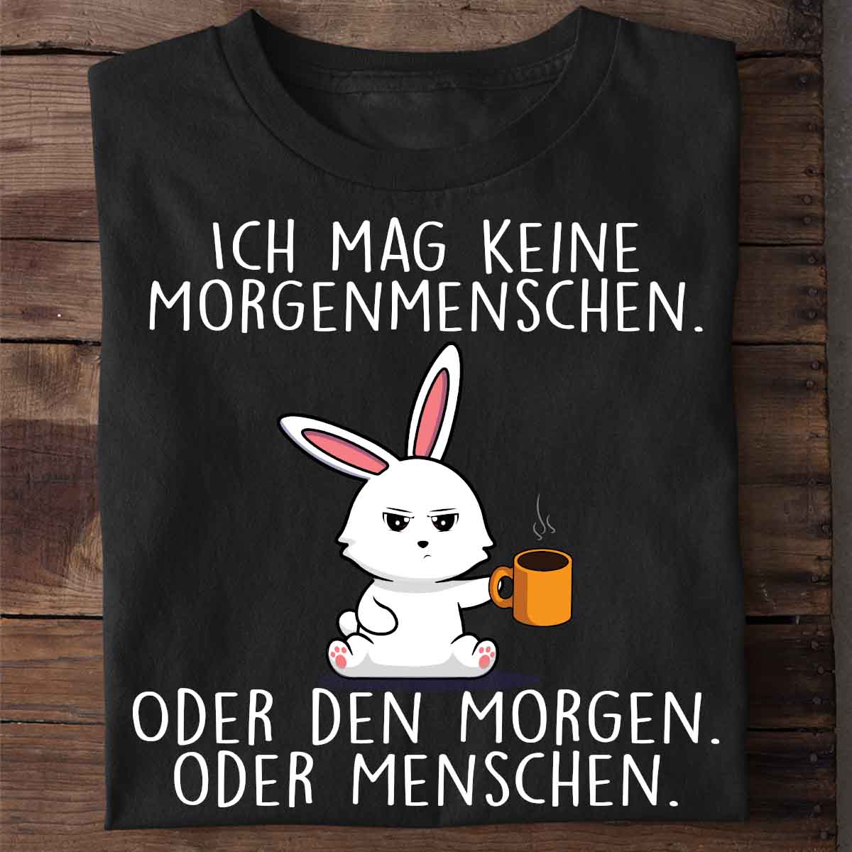 Morgenmenschen Cute Bunny - Shirt Unisex