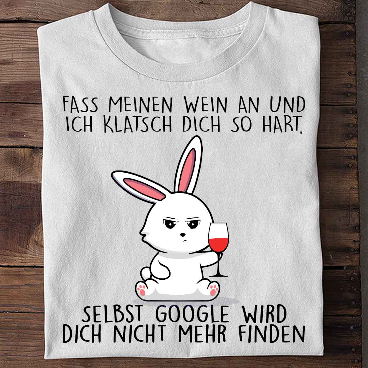 Wein Cute Bunny - Shirt Unisex