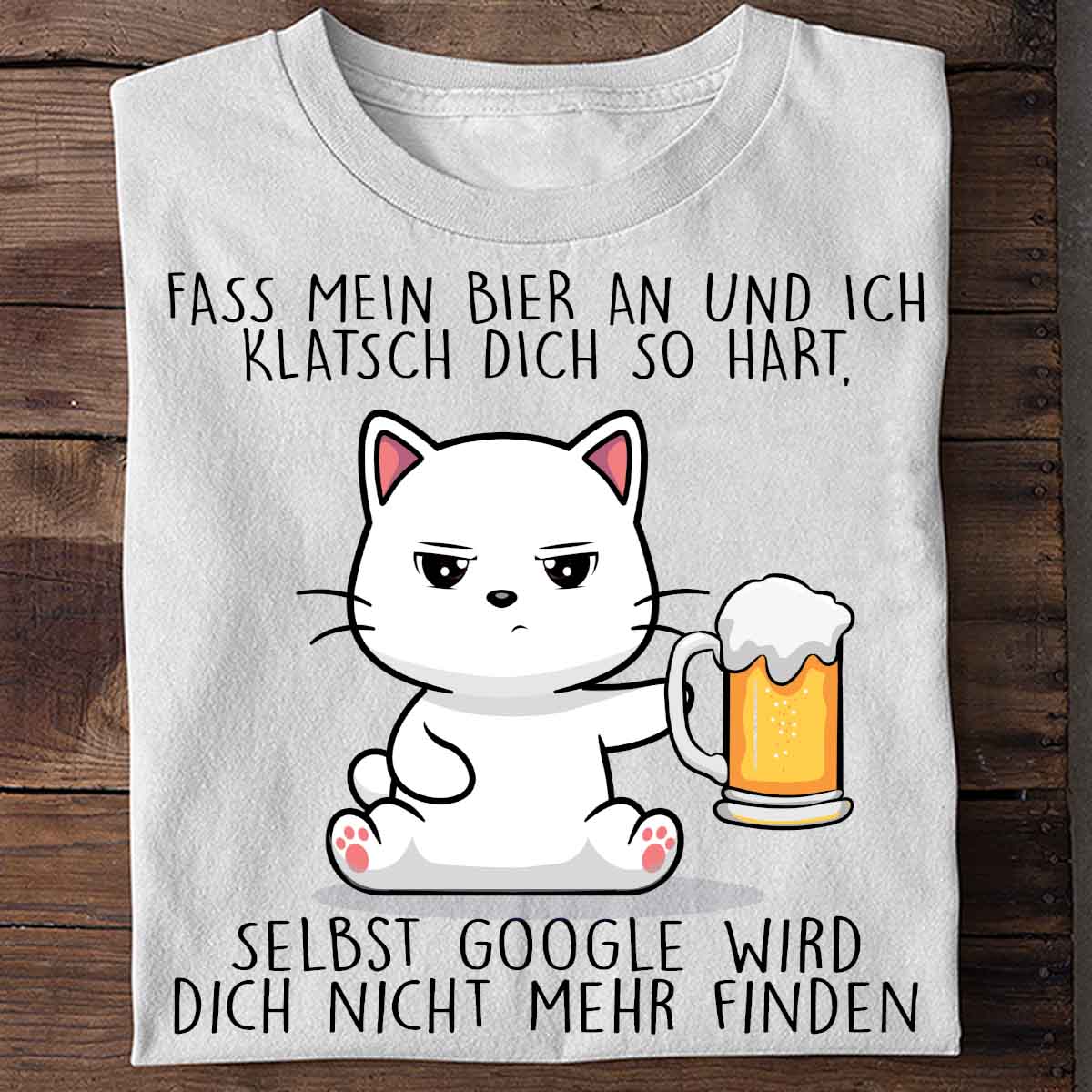 Biergoogle Cute Cat - Shirt Unisex