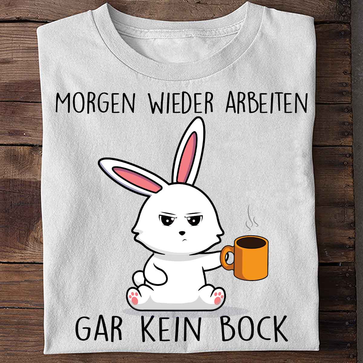Gar Kein Bock Mittelfinger Bunny - Shirt Unisex