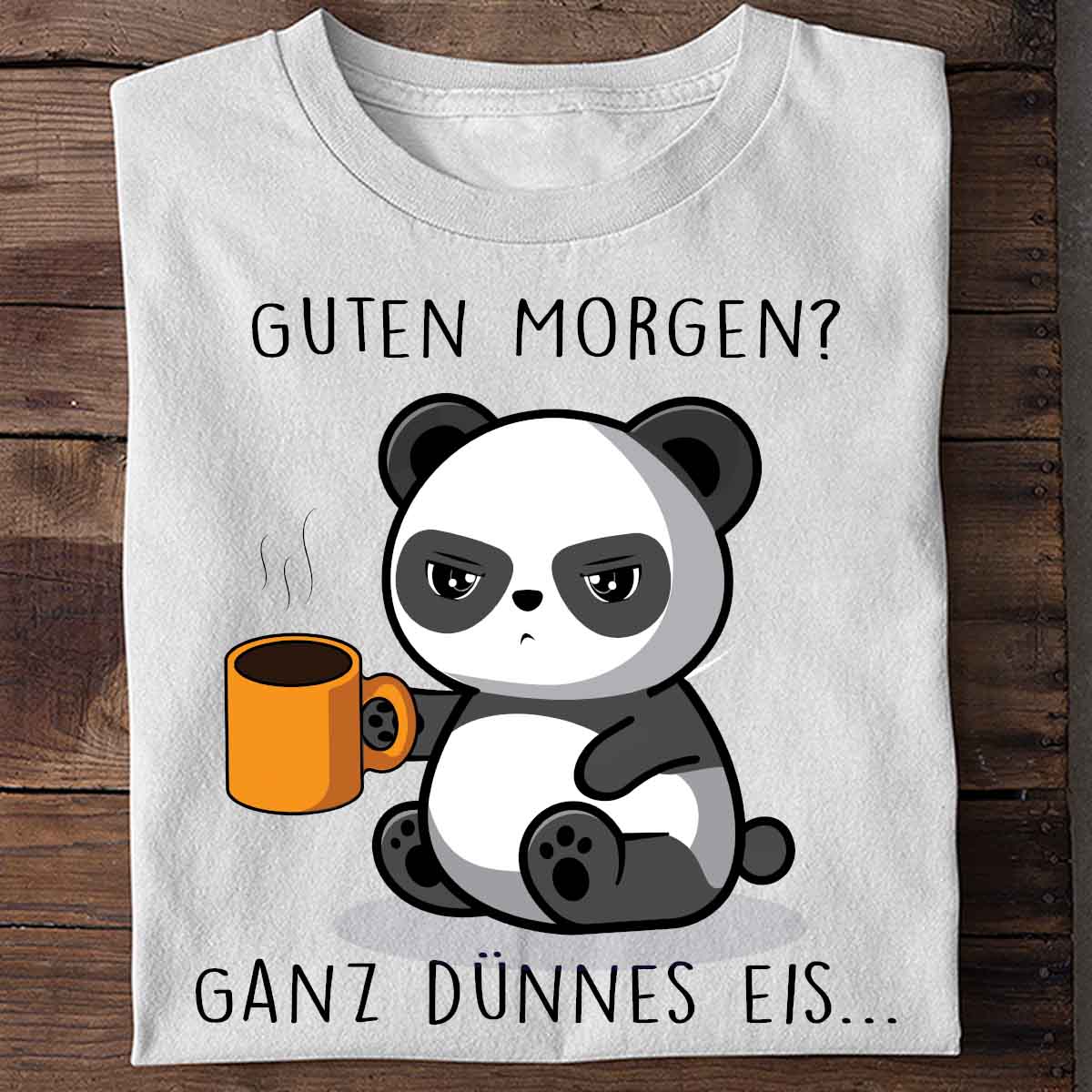 Guten Morgen Cute Panda - Shirt Unisex