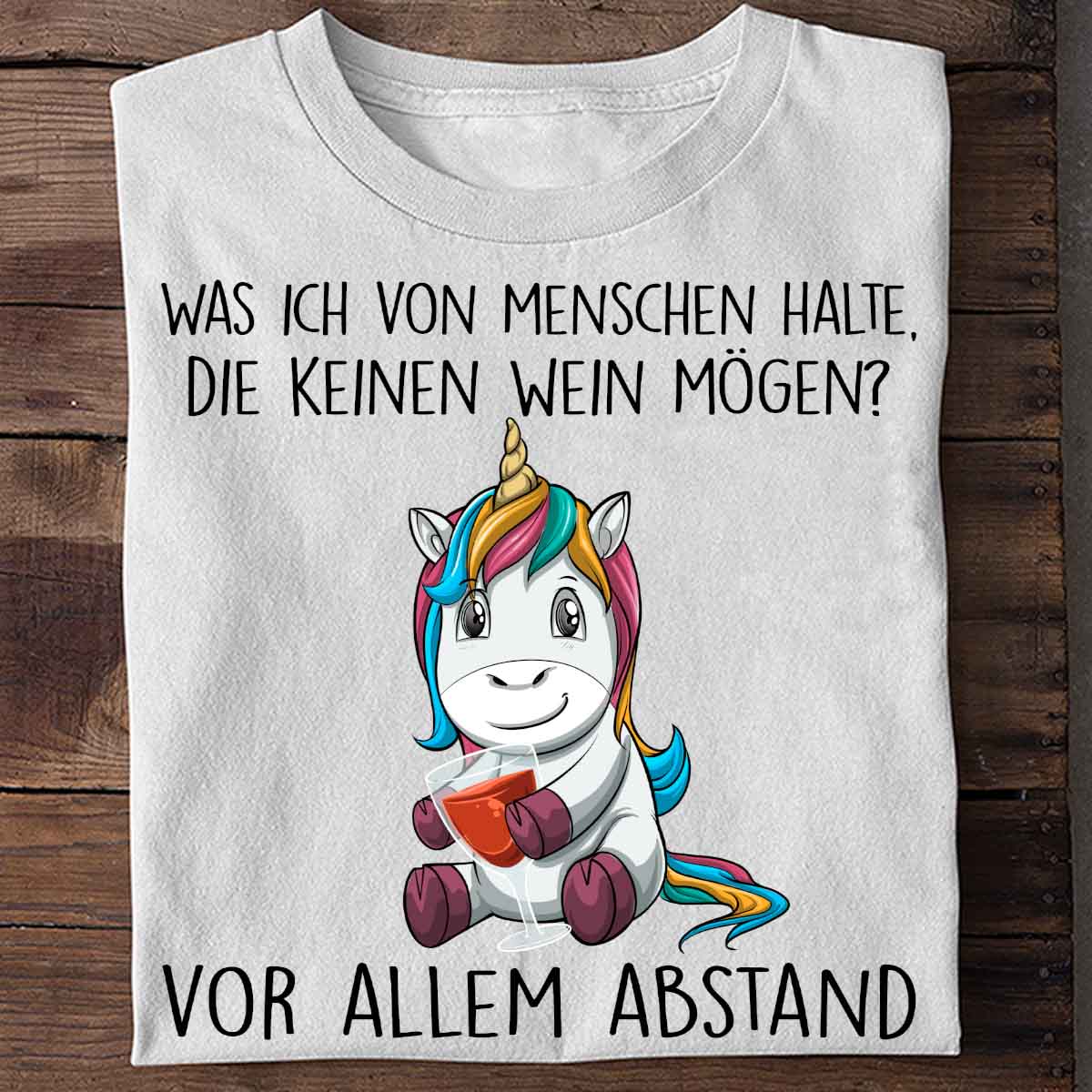 Abstand Weinhorn - Shirt Unisex