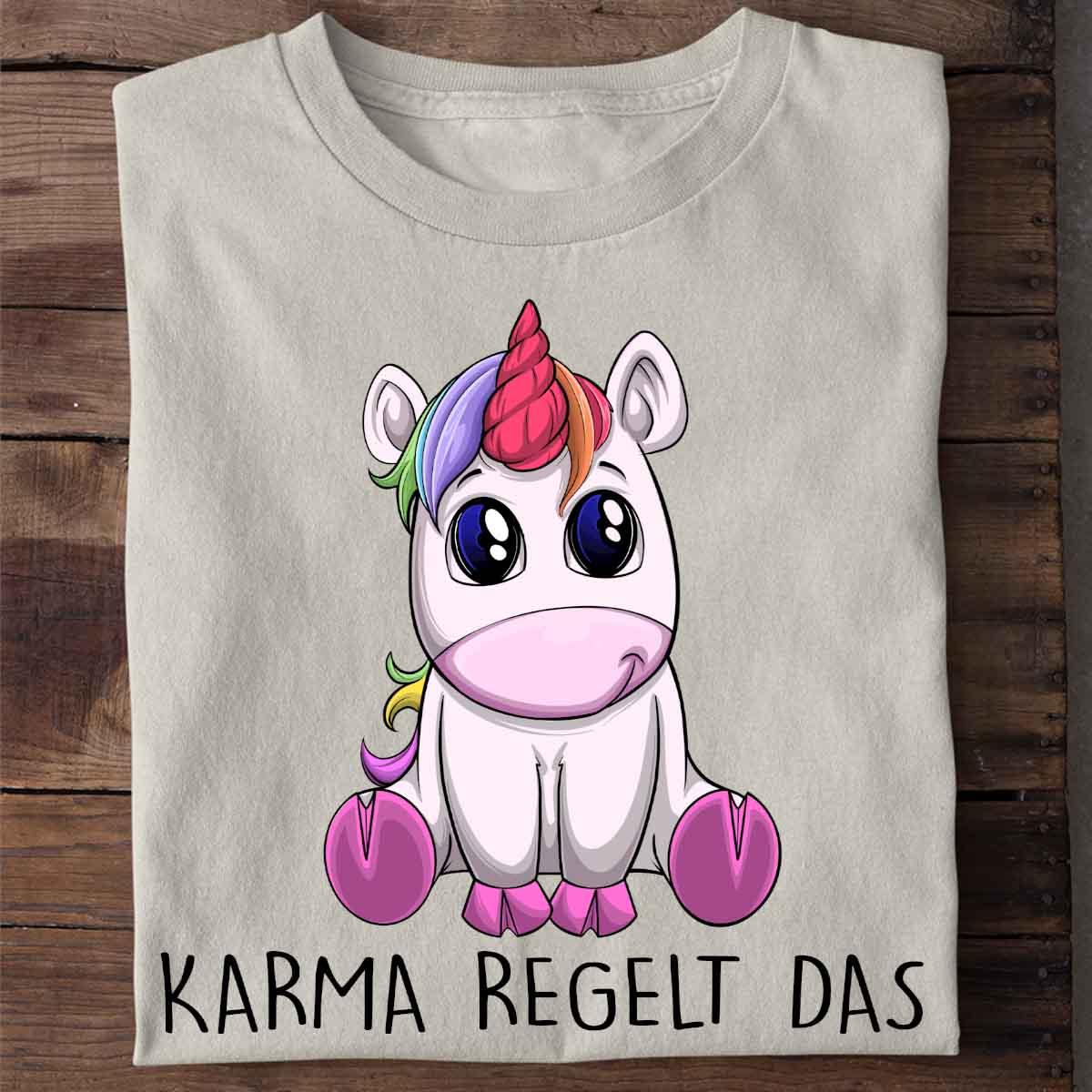 Karma Einhorn - Shirt Unisex