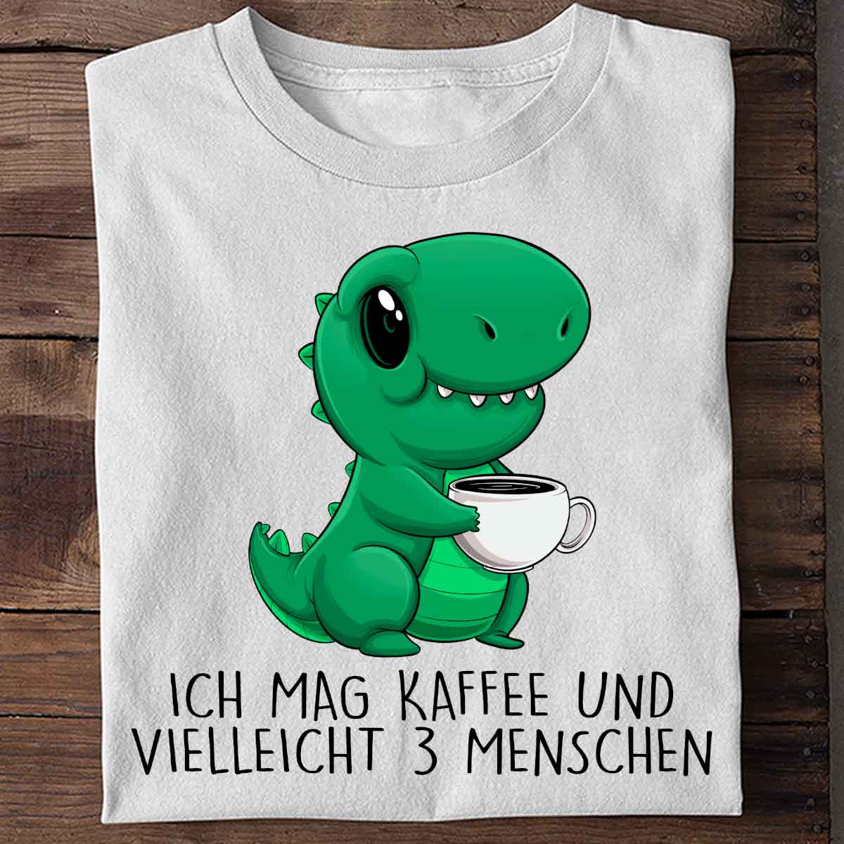 3 Menschen Cute Dino - Shirt Unisex