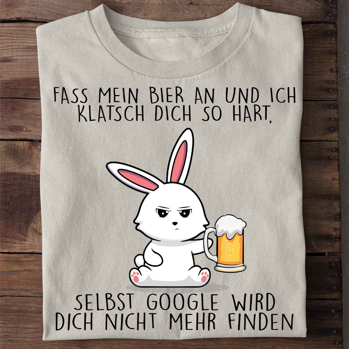 Biergoogle Cute Bunny - Shirt Unisex