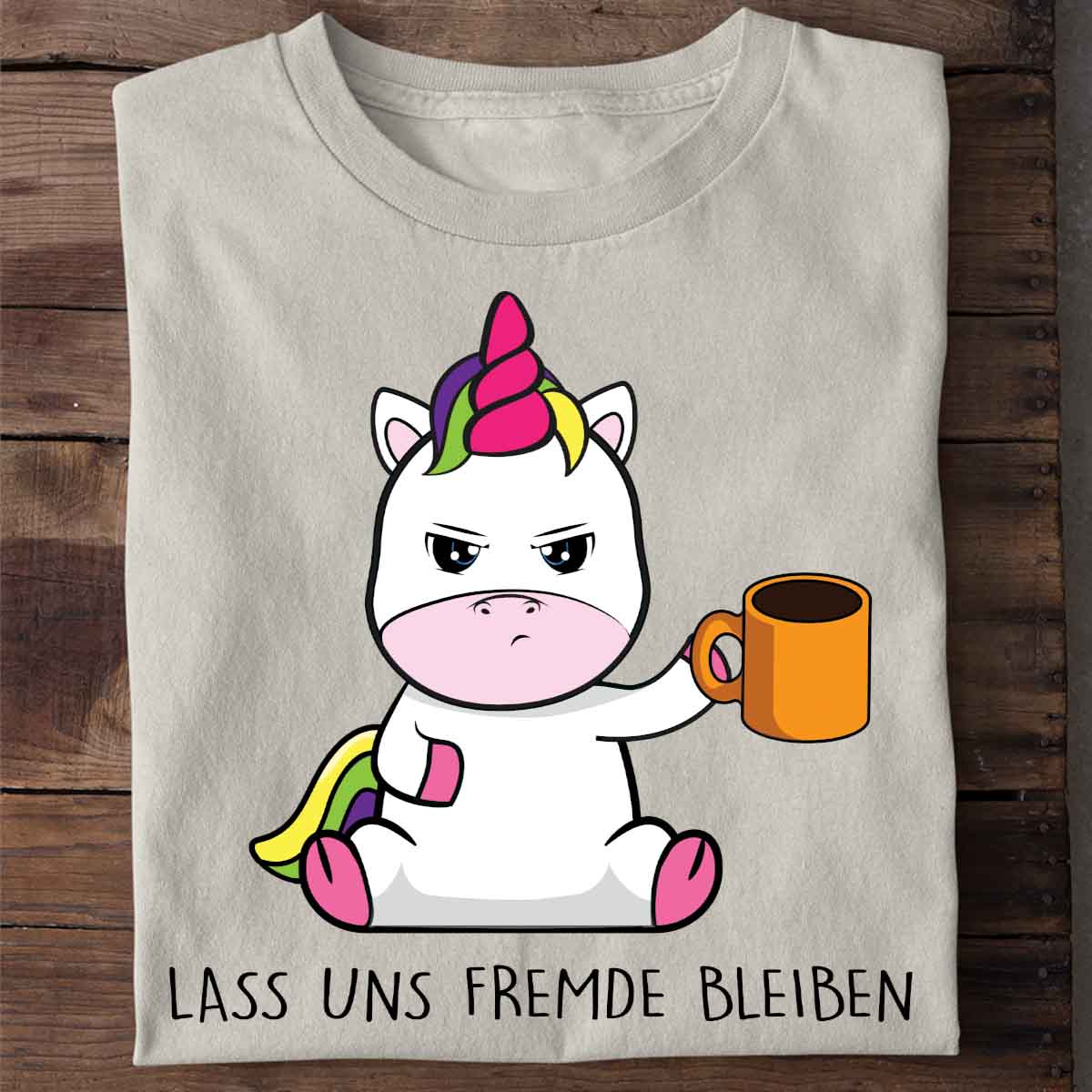 Fremde Cute Einhorn - Shirt Unisex