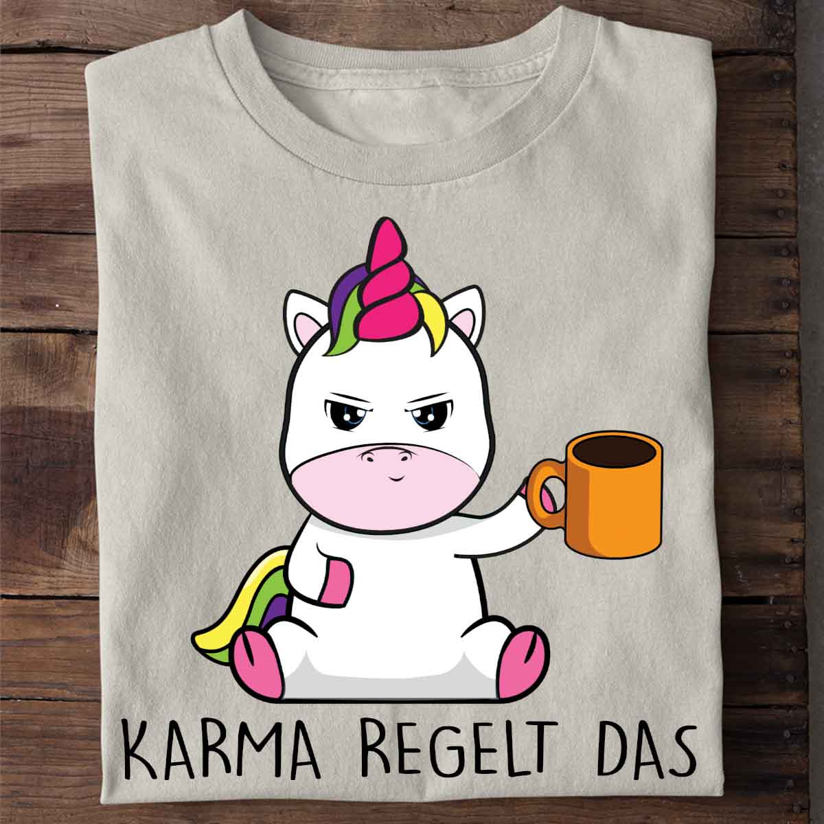 Karma Cute Einhorn - Shirt Unisex