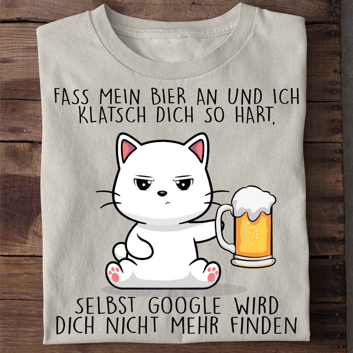 Biergoogle Cute Cat - Shirt Unisex
