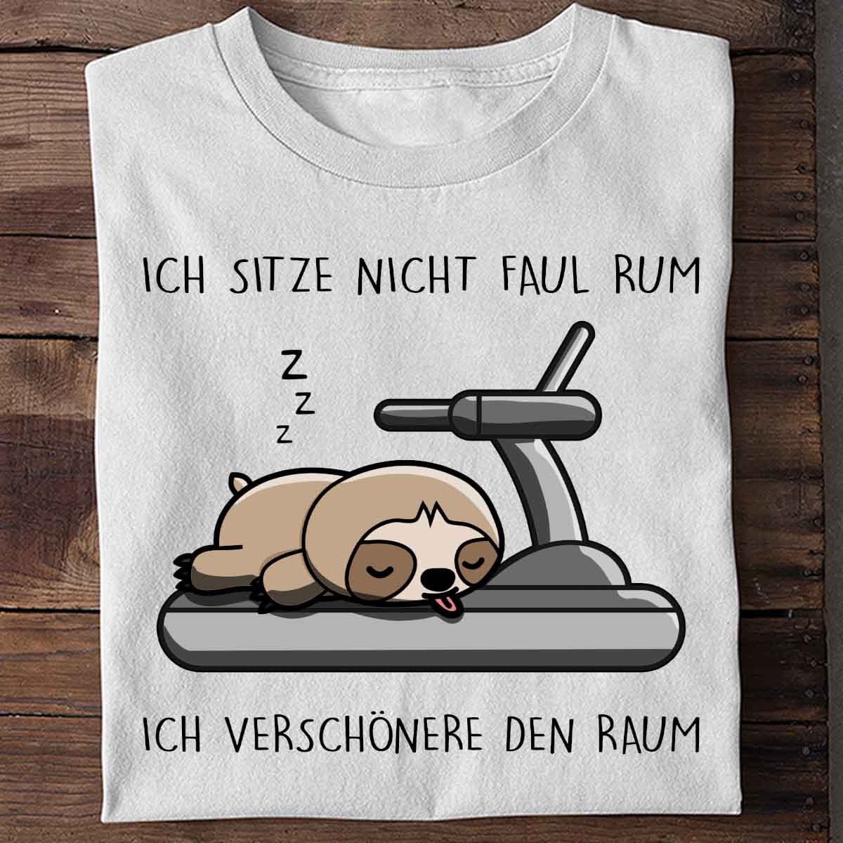 Verschönern Faultier - Shirt Unisex