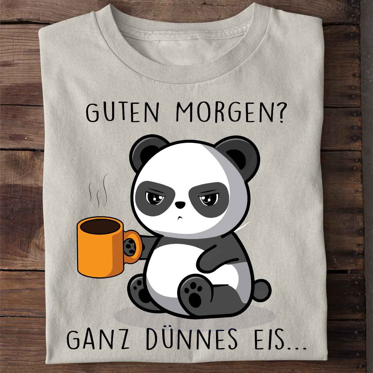 Guten Morgen Cute Panda - Shirt Unisex