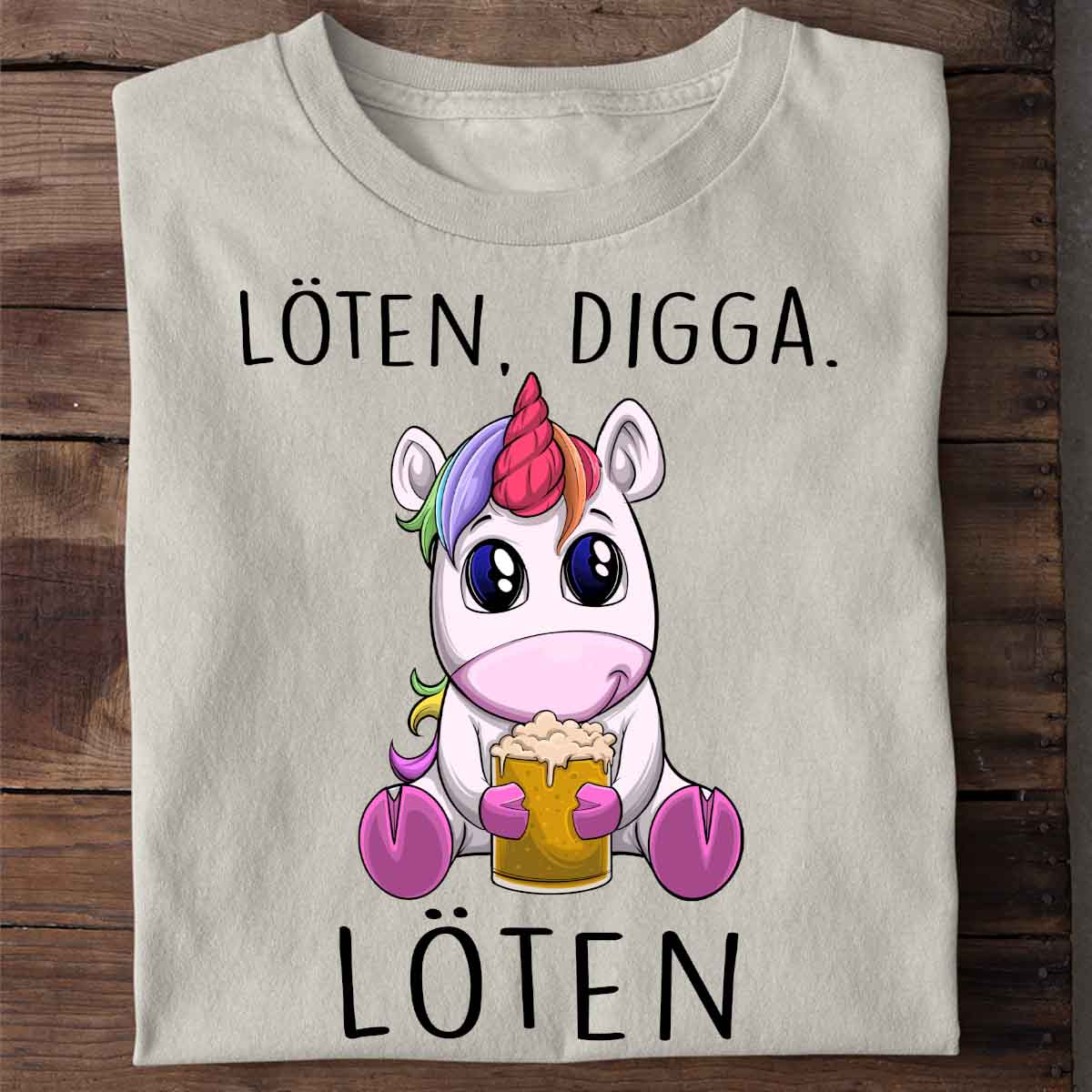 Löten Einhorn - Shirt Unisex