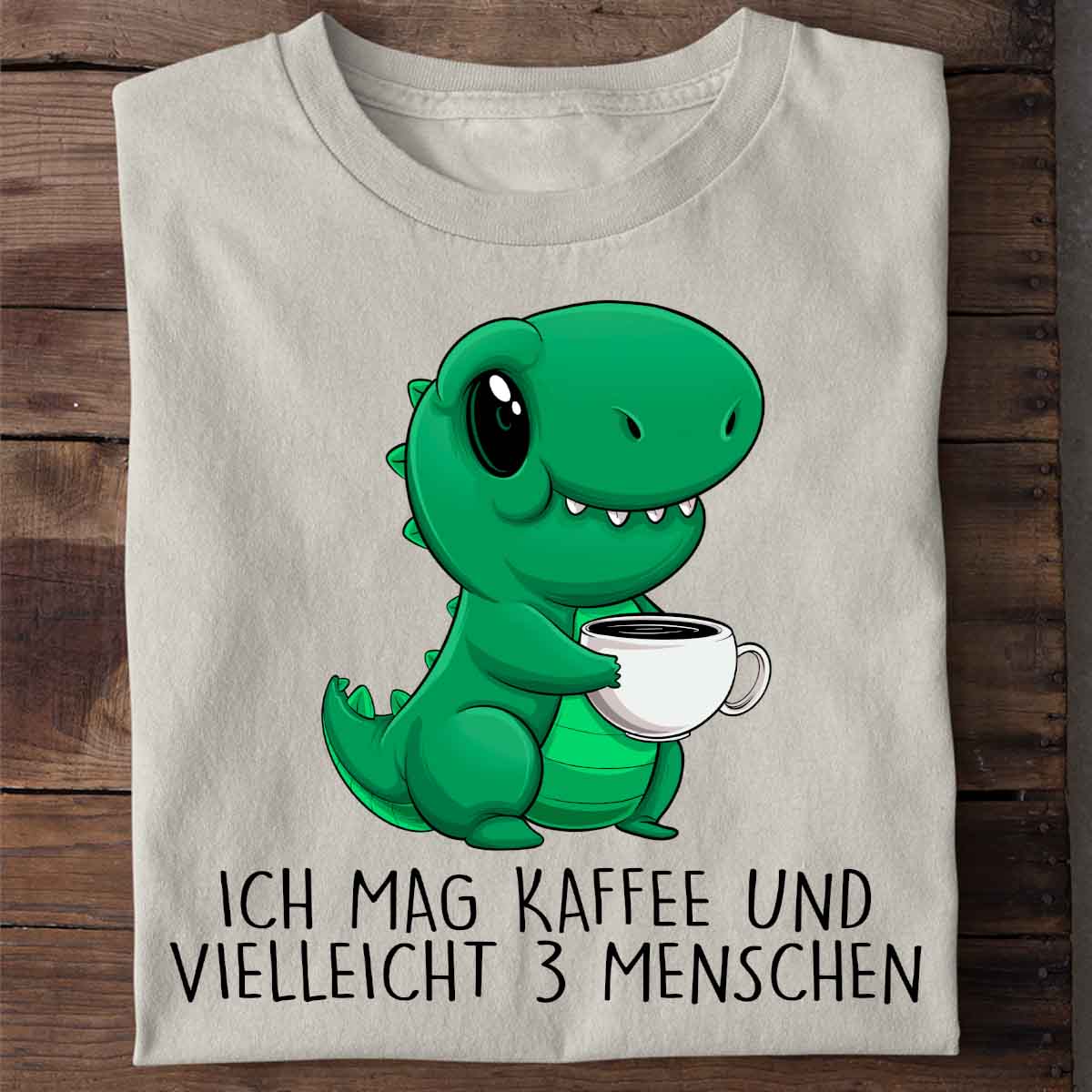 3 Menschen Cute Dino - Shirt Unisex