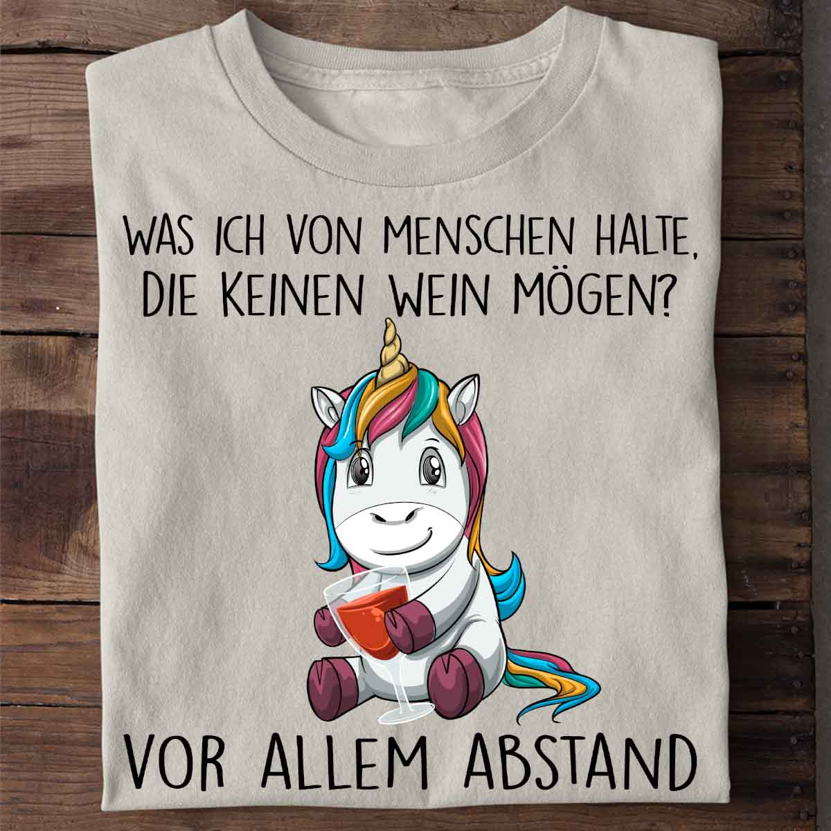 Abstand Weinhorn - Shirt Unisex