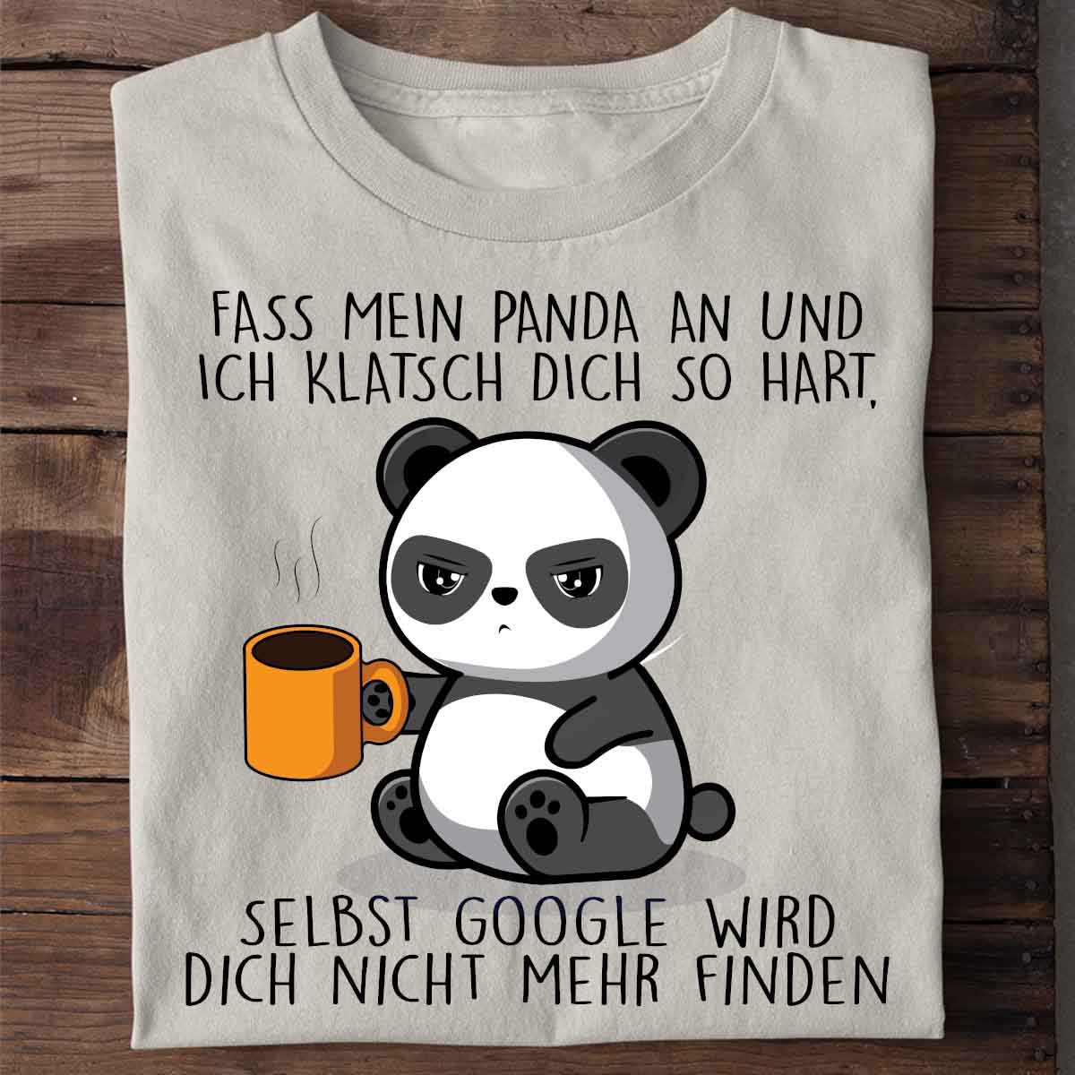Anfassen Cute Panda - Shirt Unisex