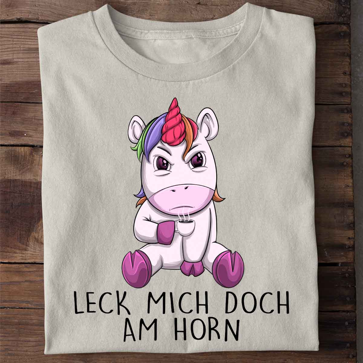 Horn Angry Einhorn - Shirt Unisex