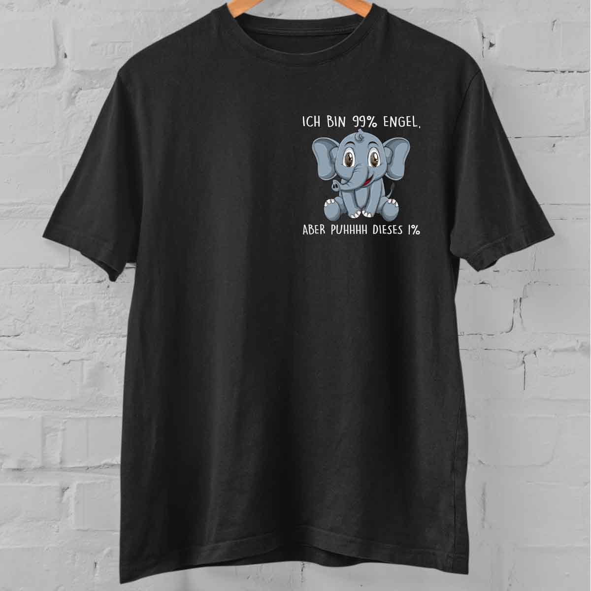 Engel Elefant – Oversize Shirt Unisex