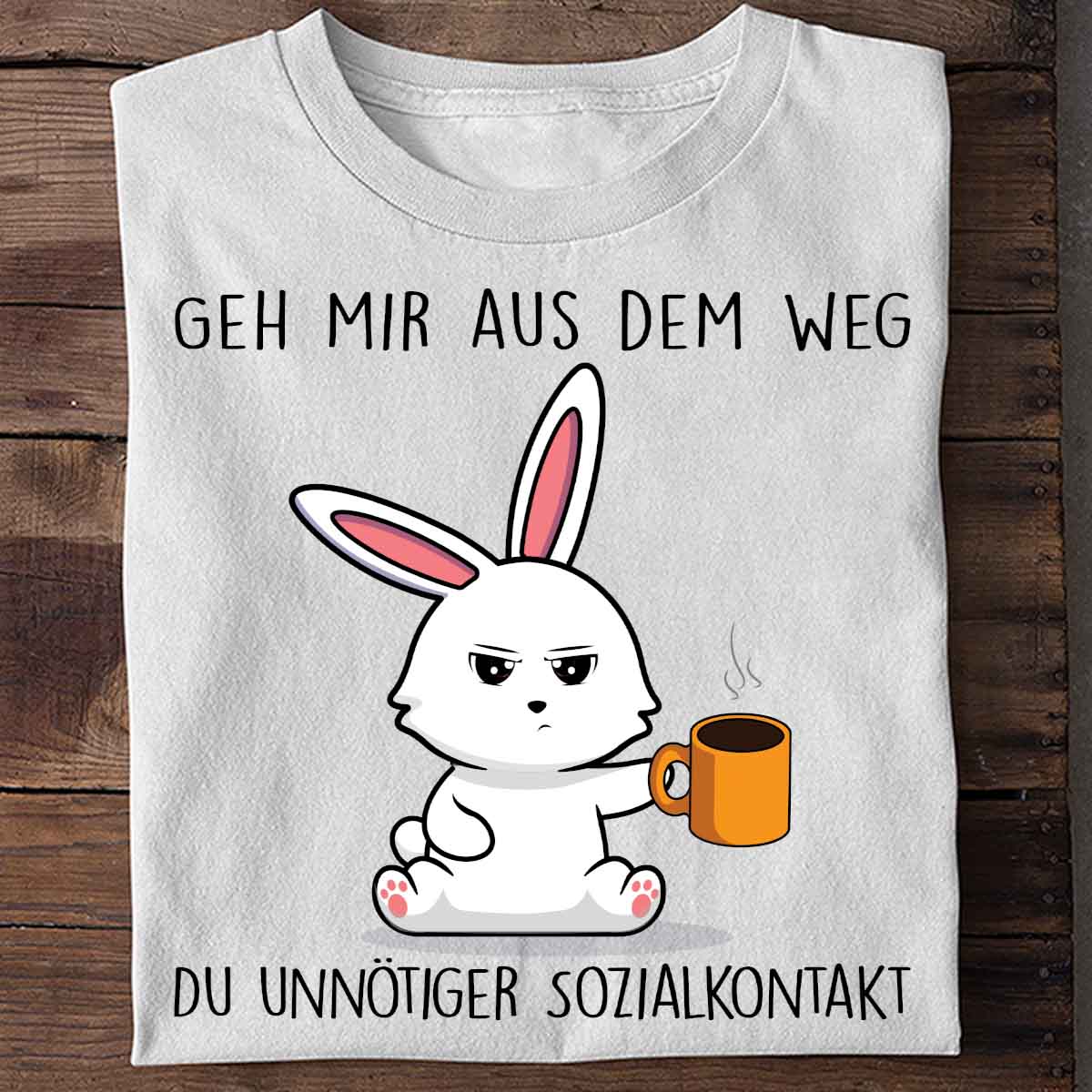 Sozialkontakt Bunny - Shirt Unisex