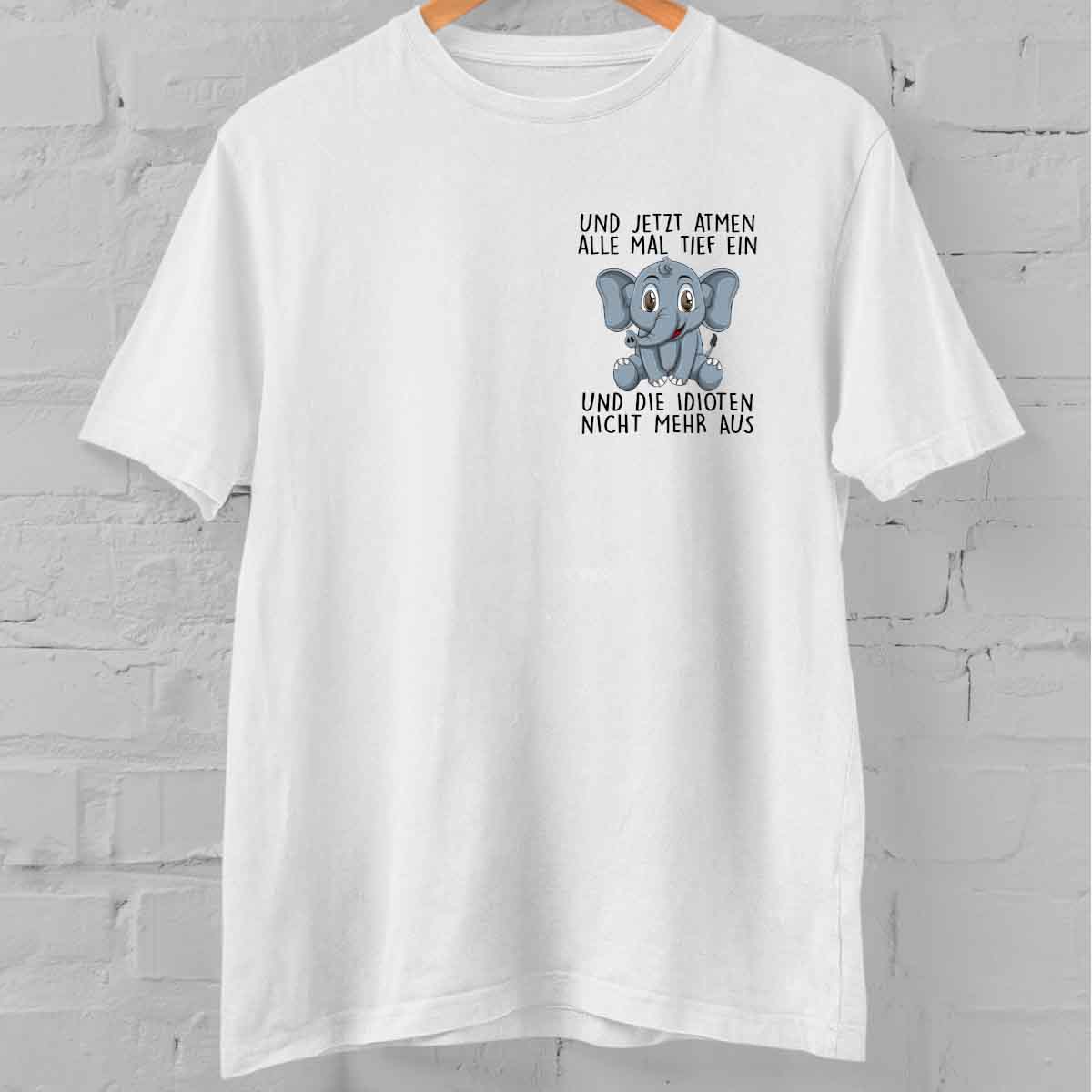 Einamen Elefant – Oversize Shirt Unisex