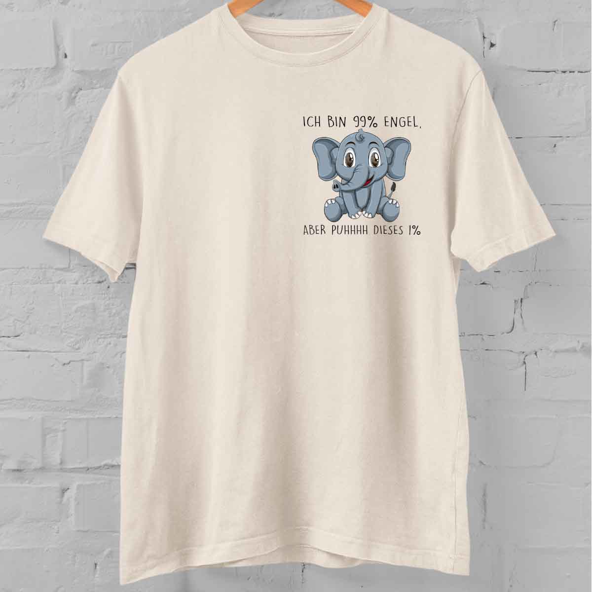 Engel Elefant – Oversize Shirt Unisex