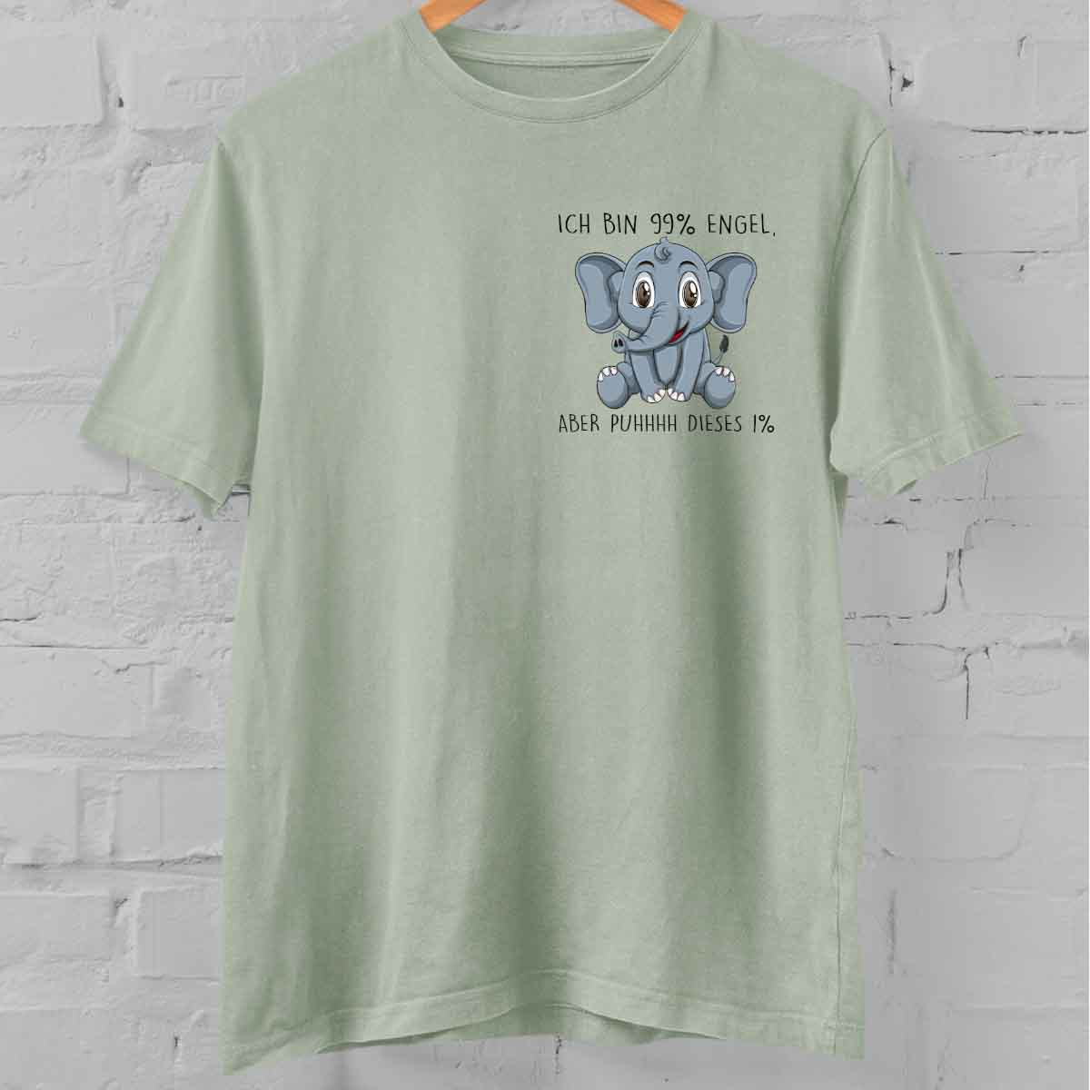 Engel Elefant – Oversize Shirt Unisex