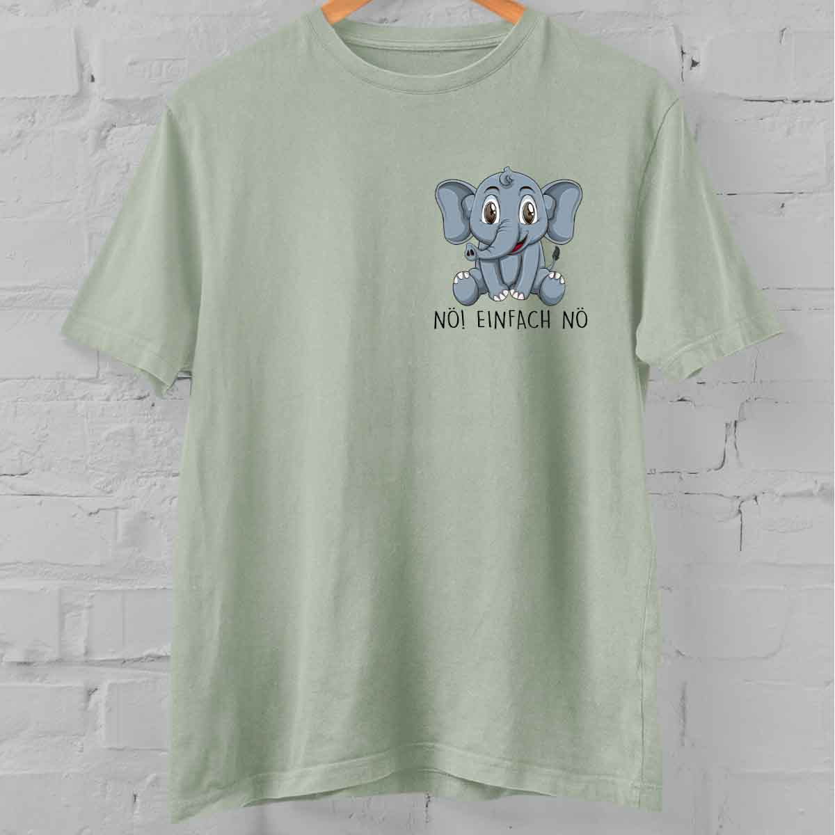 Nö! Elefant – Oversize Shirt Unisex