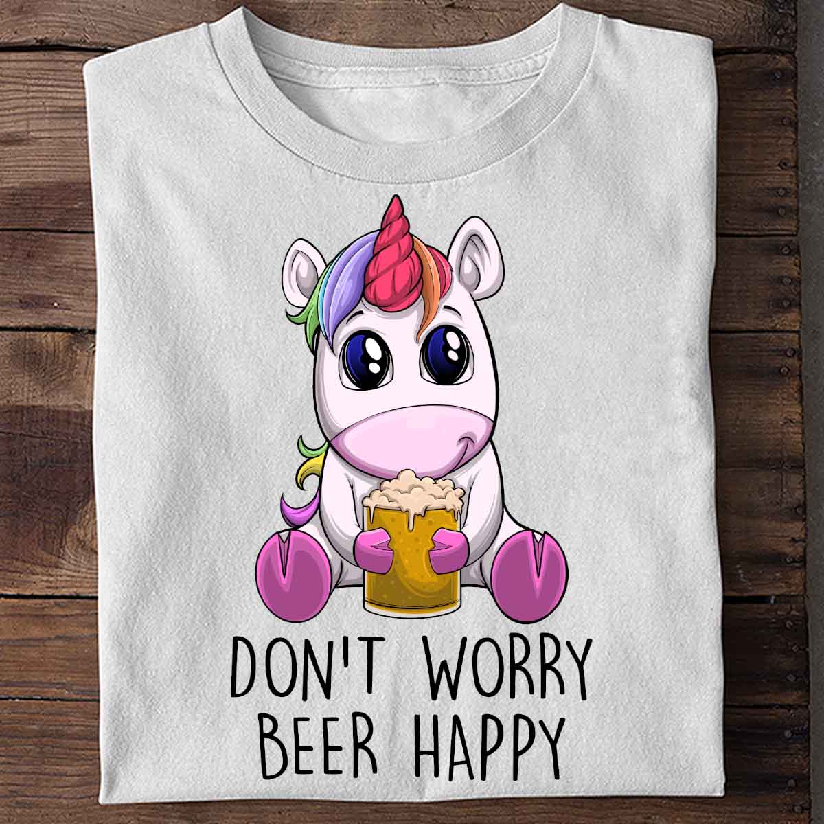 Beworry Einhorn - Shirt Unisex