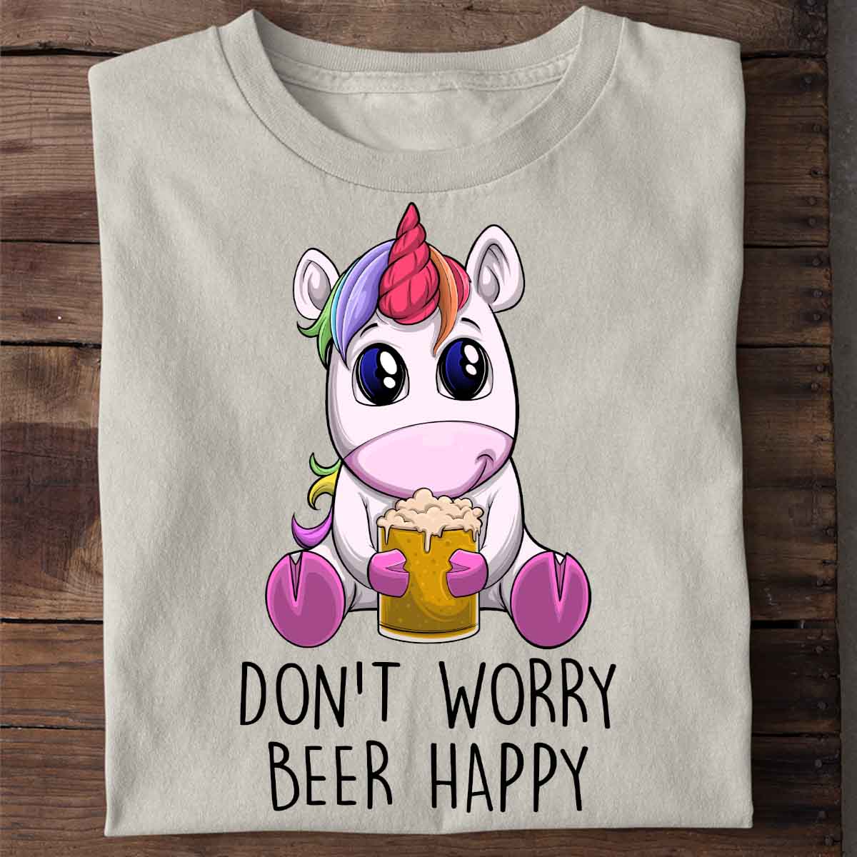 Beworry Einhorn - Shirt Unisex
