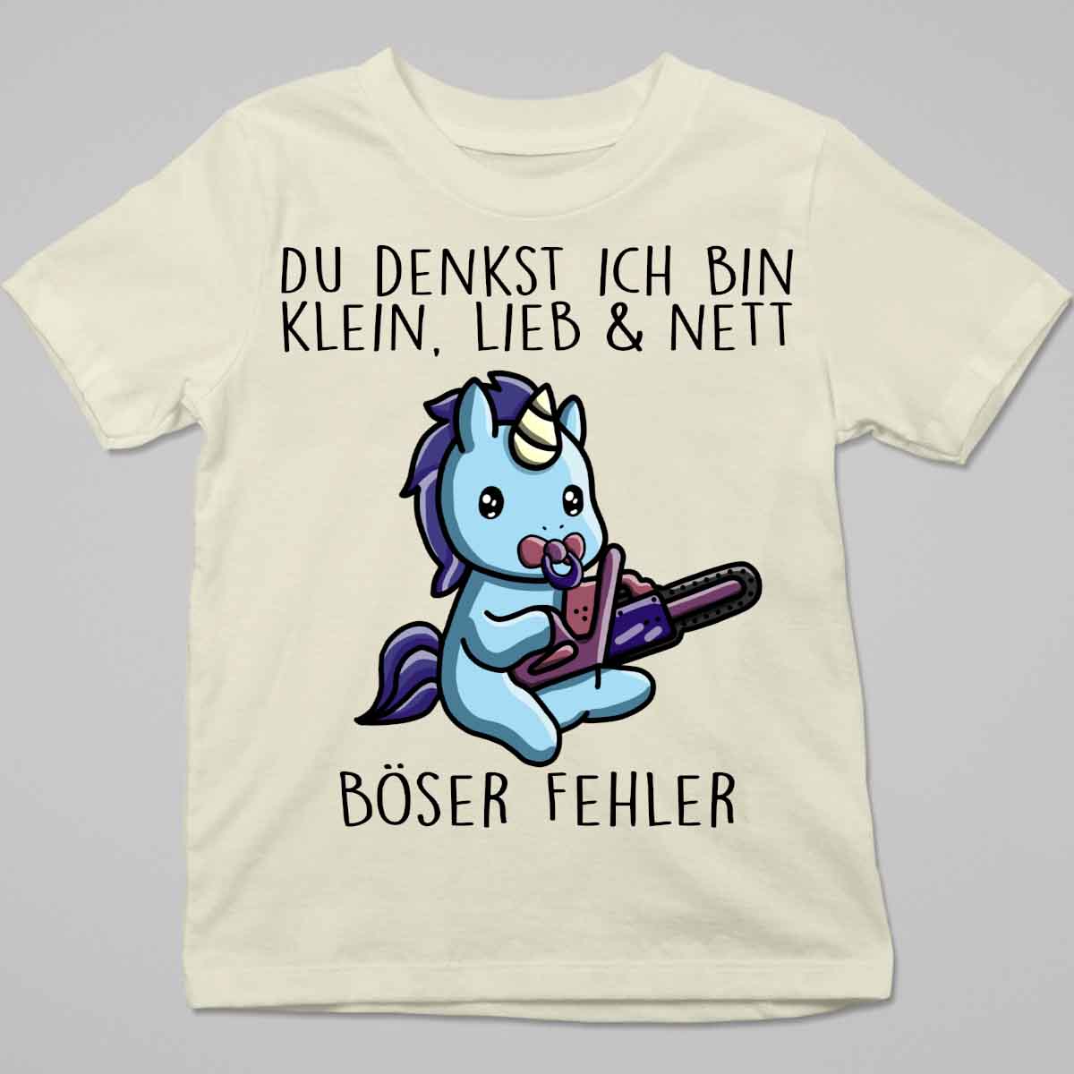 Böser Fehler Cute Einhorn - Premium Shirt Kinder