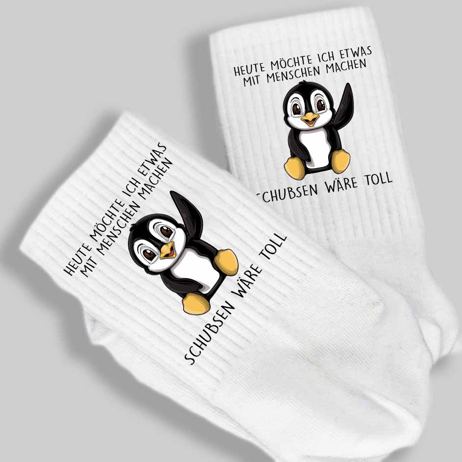 Schubsen Pinguin - Premium Socken Lang