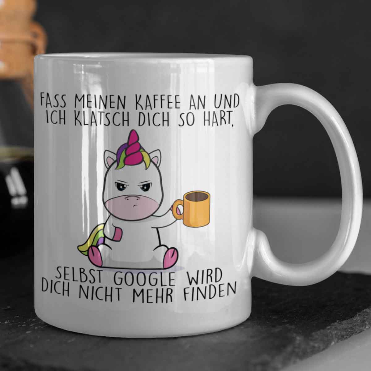 Google Cute Einhorn - Tasse