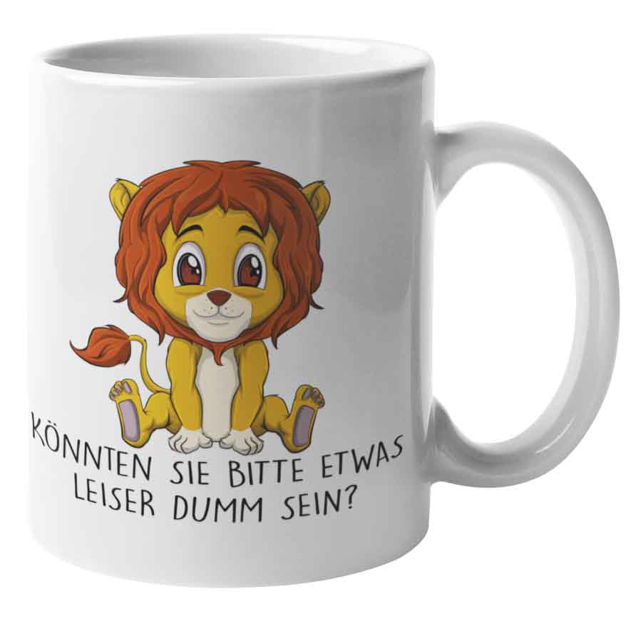 Leise Löwe - Tasse