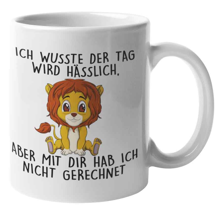 Hässlich Löwe - Tasse