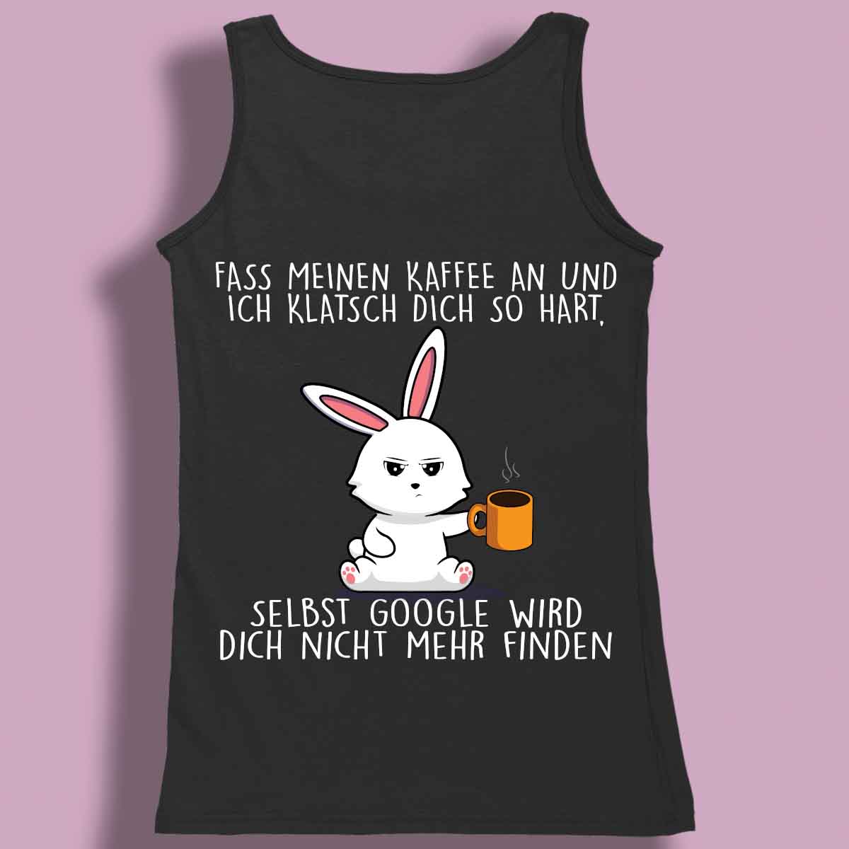 Google Bunny - Premium Tanktop Rückendruck Damen